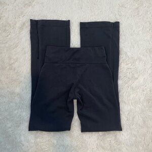 Lululemon Brushed Softstreme Ribbed Zip Flared Pant 32.5" Black